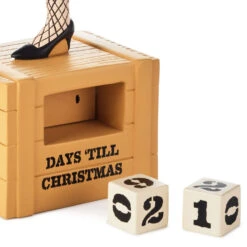Hallmark A Christmas Story™ Leg Lamp Christmas Countdown Calendar Figurine With Light -Hallmark Store Leg Lamp Countdown Calendar Statue With Light 1XKT6151 05