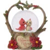 Precious Moments Let Heaven And Nature Sing Musical Snow Globe, 7"