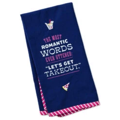 Hallmark Let's Get Takeout Tea Towel, 18x26