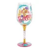 Lolita Life Is Better When Retired Wine Glass, 15 Oz. -Hallmark Store Life Is Better When Retired Handpainted Wine Glass 6014187 01