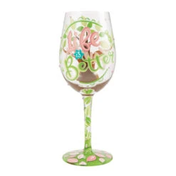 Lolita Life Is Better With Family Wine Glass, 15 Oz.