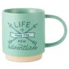 Hallmark Life's New Adventures Mug, 16 Oz. -Hallmark Store Life Is Made for New Adventures Ceramic Mug 1MUG3619 01