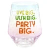Hallmark Live Big Jumbo Stemless Wine Glass, 43 Oz. 1 Hallmark Live Big Jumbo Stemless Wine Glass, 43 Oz. -Hallmark Store Live Big Jumbo Stemless Wine Glass 1BIR1305 01