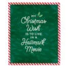 Hallmark Channel My Christmas Wish Throw Blanket, 50x60 1 Hallmark Channel My Christmas Wish Throw Blanket, 50x60 -Hallmark Store Live in a Hallmark Movie Christmas Throw Blanket 1XKT8007 01