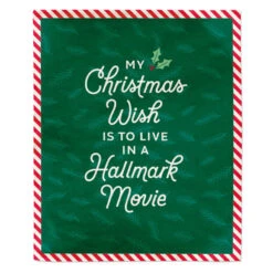 Hallmark Channel My Christmas Wish Throw Blanket, 50x60