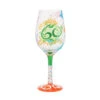 Lolita Happy 60th Birthday Handpainted Wine Glass, 15 Oz. -Hallmark Store Lolita 60th Birthday Wine Glass 6010653 01