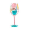 Lolita Best Mom Ever Handpainted Wine Glass, 15 Oz. 2 Lolita Best Mom Ever Handpainted Wine Glass, 15 Oz. -Hallmark Store Lolita Best Mom Wine Glass 6010659 01