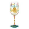 Lolita Birthday Queen Handpainted Wine Glass, 15 Oz. 2 Lolita Birthday Queen Handpainted Wine Glass, 15 Oz. -Hallmark Store Lolita Birthday Queen and Gold Crown Wine Glass 6016400 01