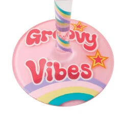 Lolita Barbie The Original Fashionista Handpainted Wine Glass, 15 Oz. -Hallmark Store Lolita The Original Fashionista Barbie Wine Glass 6016875 03