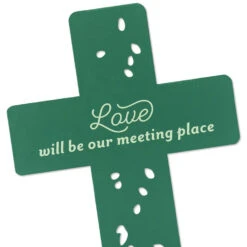 Hallmark Love Cross Garden Stake, 10.25" -Hallmark Store Love Will Be Our Meeting Place Cross Garden Stake 1BMK1631 03
