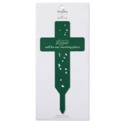 Hallmark Love Cross Garden Stake, 10.25" -Hallmark Store Love Will Be Our Meeting Place Cross Garden Stake 1BMK1631 04
