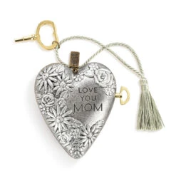 Demdaco Love You Mom Musical Art Heart, 3.5"