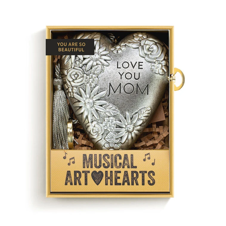 Demdaco Love You Mom Musical Art Heart, 3.5" 5 Demdaco Love You Mom Musical Art Heart, 3.5" - Image 3