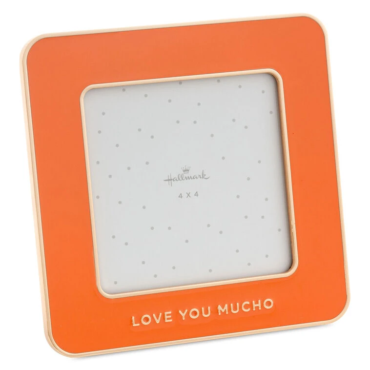 Hallmark Love You Mucho Coral Enamel Picture Frame, 4x4 3 Hallmark Love You Mucho Coral Enamel Picture Frame, 4x4