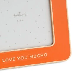 Hallmark Love You Mucho Coral Enamel Picture Frame, 4x4 8 Hallmark Love You Mucho Coral Enamel Picture Frame, 4x4 -Hallmark Store Love You Mucho Coral Enamel 4x4 Picture Frame 1CAP1338 03
