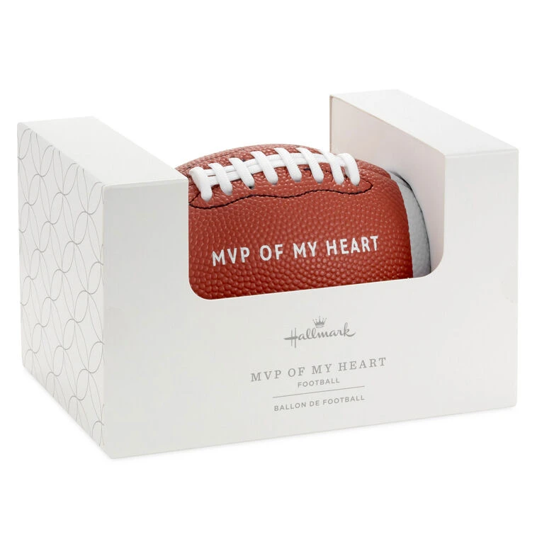 Hallmark MVP Of My Heart Plush Football, 6.5" 6 Hallmark MVP Of My Heart Plush Football, 6.5" - Image 4