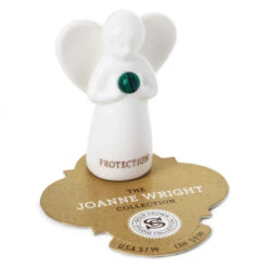 Hallmark Malachite Angel Of Protection Mini Angel Figurine, 2" -Hallmark Store Malachite Angel of Protection Mini Angel Figurine 1JOA2115 03