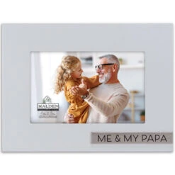 Malden Me & My Papa Wood Picture Frame, 4x6