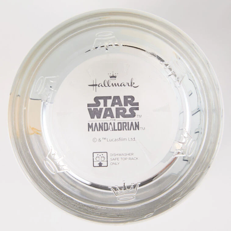 Hallmark Star Wars: The Mandalorian™ And Grogu™ Collectible Drinking Glass, 13.5 Oz. 5 Hallmark Star Wars: The Mandalorian™ And Grogu™ Collectible Drinking Glass, 13.5 Oz. - Image 3