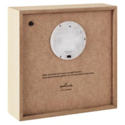 Hallmark Manger Scene Musical Shadow Box With Light, 7x7 -Hallmark Store Manger Scene Lighted Sentiment Box With Sound 1KCX2030 03