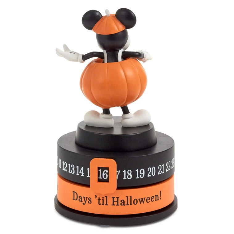 Hallmark Disney Jack-o'-Lantern Mickey Mouse Halloween Countdown Calendar Statue, 7" 4 Hallmark Disney Jack-o'-Lantern Mickey Mouse Halloween Countdown Calendar Statue, 7" - Image 2
