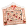 Hallmark Disney Season's Treatings Gingerbread Sculpted Picture Frame, 4x6 -Hallmark Store Mickey and Minnie Sculpted Gingerbread House Frame 1XKT6141 01