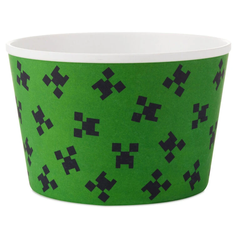 Hallmark Minecraft Popcorn Bowls, Set Of 4 4 Hallmark Minecraft Popcorn Bowls, Set Of 4 - Image 2