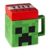 Hallmark Minecraft Creeper Square Mug With Game Sounds, 15 Oz. -Hallmark Store Minecraft Creeper SquareShaped Mug With Sound 1NIT1022 01
