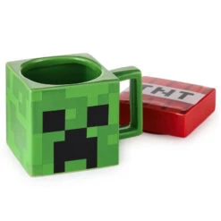 Hallmark Minecraft Creeper Square Mug With Game Sounds, 15 Oz. 8 Hallmark Minecraft Creeper Square Mug With Game Sounds, 15 Oz. -Hallmark Store Minecraft Creeper SquareShaped Mug With Sound 1NIT1022 03