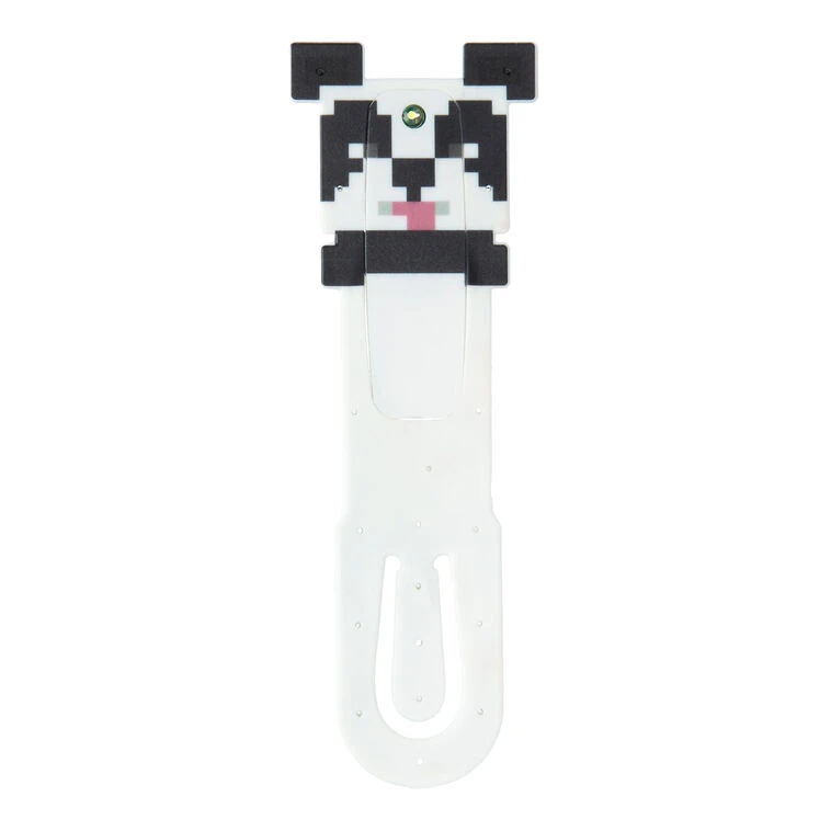 Paladone Minecraft Panda Clip-On Bookmark With LED Reading Light 3 Paladone Minecraft Panda Clip-On Bookmark With LED Reading Light