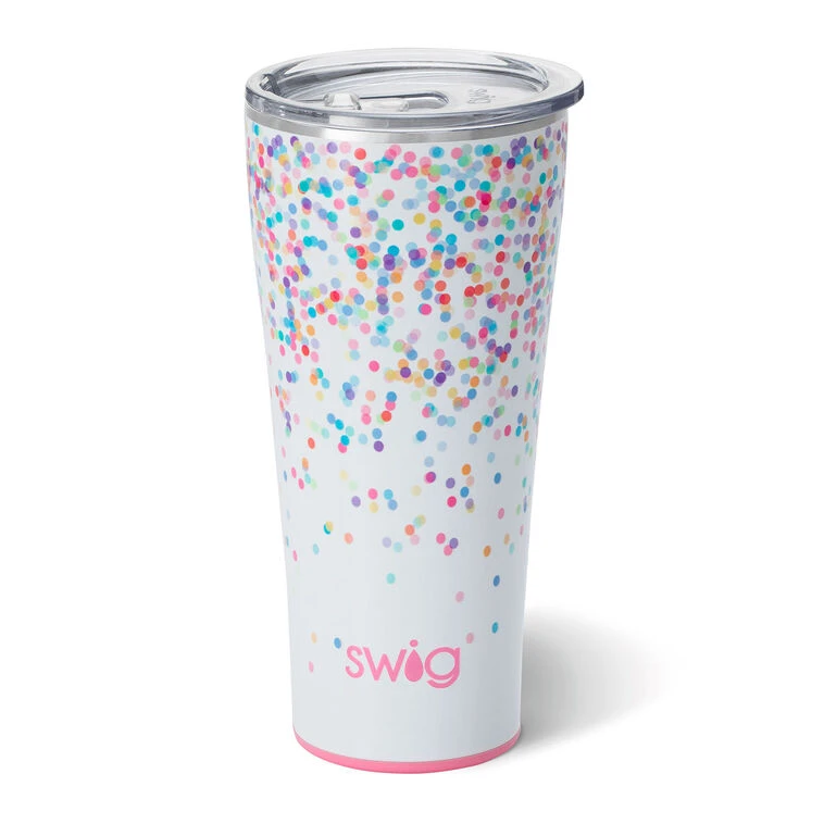 Swig Confetti Stainless Steel Tumbler, 32 Oz. 3 Swig Confetti Stainless Steel Tumbler, 32 Oz.
