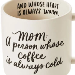Hallmark Mom Cold Coffee Warm Heart Funny Mug, 16 Oz. -Hallmark Store Mom Cold Coffee Warm Heart Add Funny Mug 1MUG3588 03