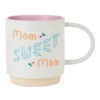 Hallmark Mom Sweet Mom Cross-Stitch Mug, 16 Oz. -Hallmark Store Mom Sweet Mom CrossStitch Lettering Mug 1MUG3624 01