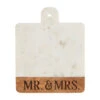 Mud Pie Mr. And Mrs. Marble Serving Board -Hallmark Store Mr. and Mrs. Marble Cheese Board 42210135 01
