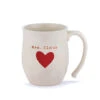 Demdaco Mrs. Claus Red Heart Holiday Mug, 16 Oz. -Hallmark Store Mrs. Claus Red Heart Ceramic Cup 2020250945 01