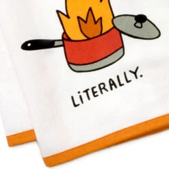 Hallmark My Cooking Is Fire Funny Tea Towel, 18x26 8 Hallmark My Cooking Is Fire Funny Tea Towel, 18x26 -Hallmark Store My Cooking Is Fire Funny Kitchen Towel 1SHX1002 03