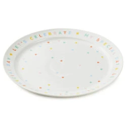Hallmark My Special Day Celebration Plate, 11" -Hallmark Store My Special Day Celebration Plate 1BBY4858 02