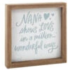 Hallmark Nana Shows Love Framed Quote Sign, 7x7 -Hallmark Store Nana Shows Love Framed Quote Sign 1SNN1131 01