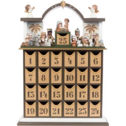 Precious Moments Nativity Advent Calendar With Mini Figurines And Storybook