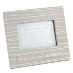 Hallmark Nobody's Perfect Except Grandkids Picture Frame, 4x6