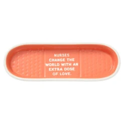 Hallmark Nurses Coral Bandage-Shaped Trinket Dish -Hallmark Store Nurses Coral BandageShaped Trinket Dish 1SNN1149 02