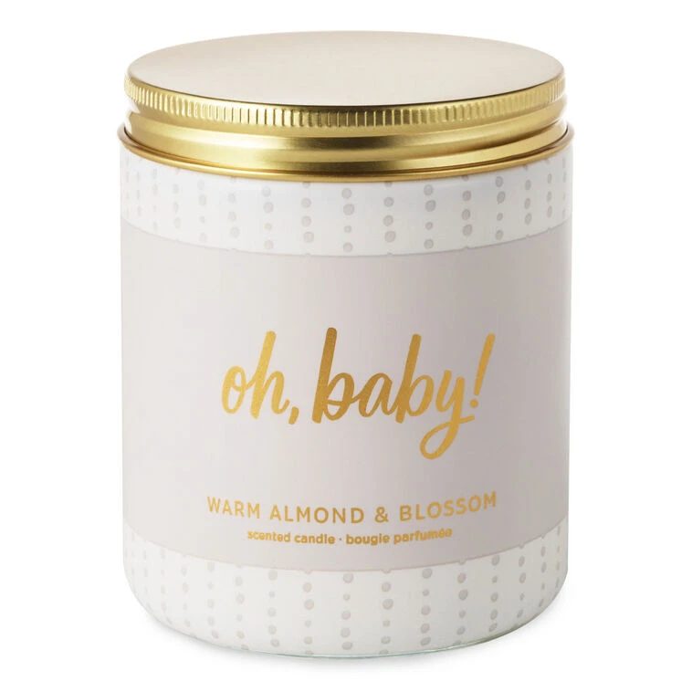 Hallmark Oh Baby Warm Almond And Blossom Scented Jar Candle, 7 Oz. 3 Hallmark Oh Baby Warm Almond And Blossom Scented Jar Candle, 7 Oz.
