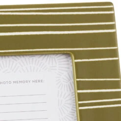 Hallmark Forever Grateful For You Picture Frame, 4x6 9 Hallmark Forever Grateful For You Picture Frame, 4x6 -Hallmark Store Olive Green Striped 4x6 Picture Frame 1CAP1324 03