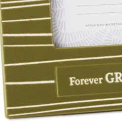 Hallmark Forever Grateful For You Picture Frame, 4x6 10 Hallmark Forever Grateful For You Picture Frame, 4x6 -Hallmark Store Olive Green Striped 4x6 Picture Frame 1CAP1324 04