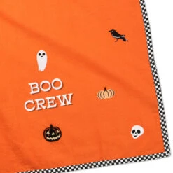 Hallmark Boo Crew Halloween Tea Towel, 18x24 -Hallmark Store Orange Dish Towel With Halloween Icons 1HGN1587 04
