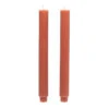 Orange Ridged Taper Candles, Set Of 2 -Hallmark Store Orange Ridged Taper Candle Set HMTAPER5 01