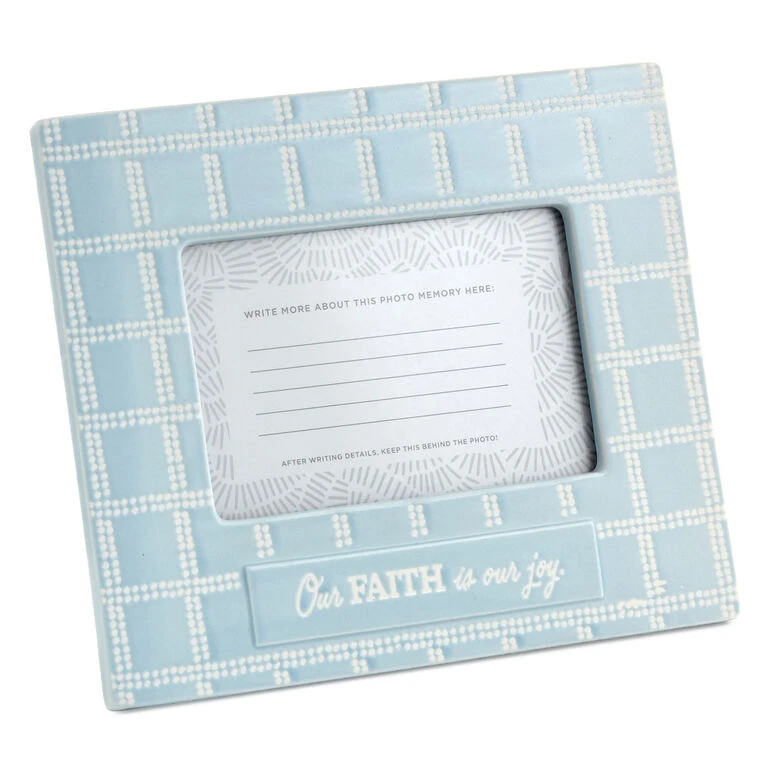 Hallmark Our Faith Is Our Joy Picture Frame, 4x6 3 Hallmark Our Faith Is Our Joy Picture Frame, 4x6