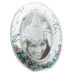 Hallmark Oval Confetti-Filled Picture Frame, 4x6