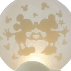 Hallmark Disney Mickey Mouse And Minnie Mouse Moon Figurine With Light 10 Hallmark Disney Mickey Mouse And Minnie Mouse Moon Figurine With Light -Hallmark Store Over the Moon Lighted Mickey and Minnie Figurine 1DYG2140 04