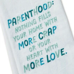 Hallmark Parenthood Funny Tea Towel, 18x26 9 Hallmark Parenthood Funny Tea Towel, 18x26 -Hallmark Store Parenthood Quote Funny Kitchen Towel 1SNN1201 03